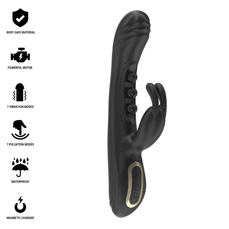 IBIZA Vibrierendes Rabbit Vibrator mit Pulsation – Wasserdicht & USB für intensive Stimulation und Self-Love