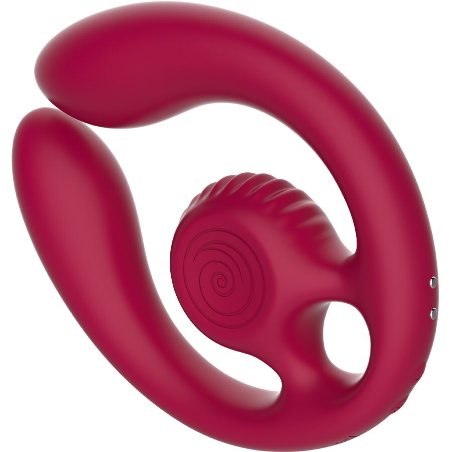 SNAIL VIBE - GIZI DUO PAARSTIMULATOR FERNBEDIENUNG BURGUND Paarvibrator diskret online kaufen