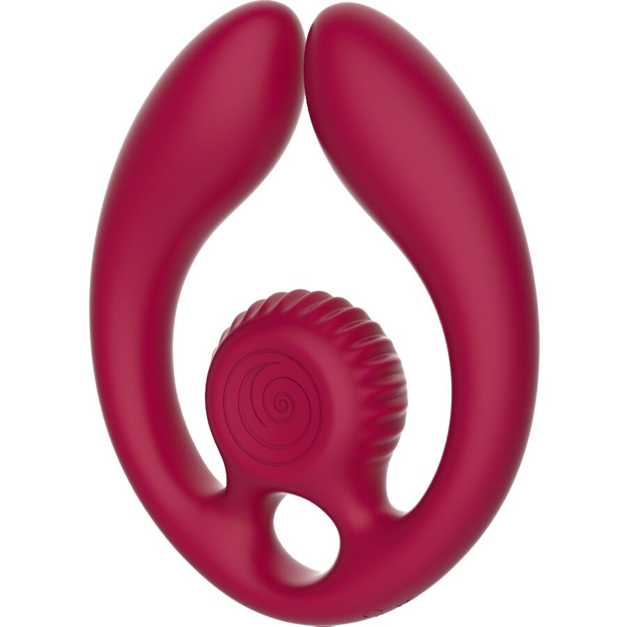SNAIL VIBE - GIZI DUO PAARSTIMULATOR FERNBEDIENUNG BURGUND für sinnliche Momente