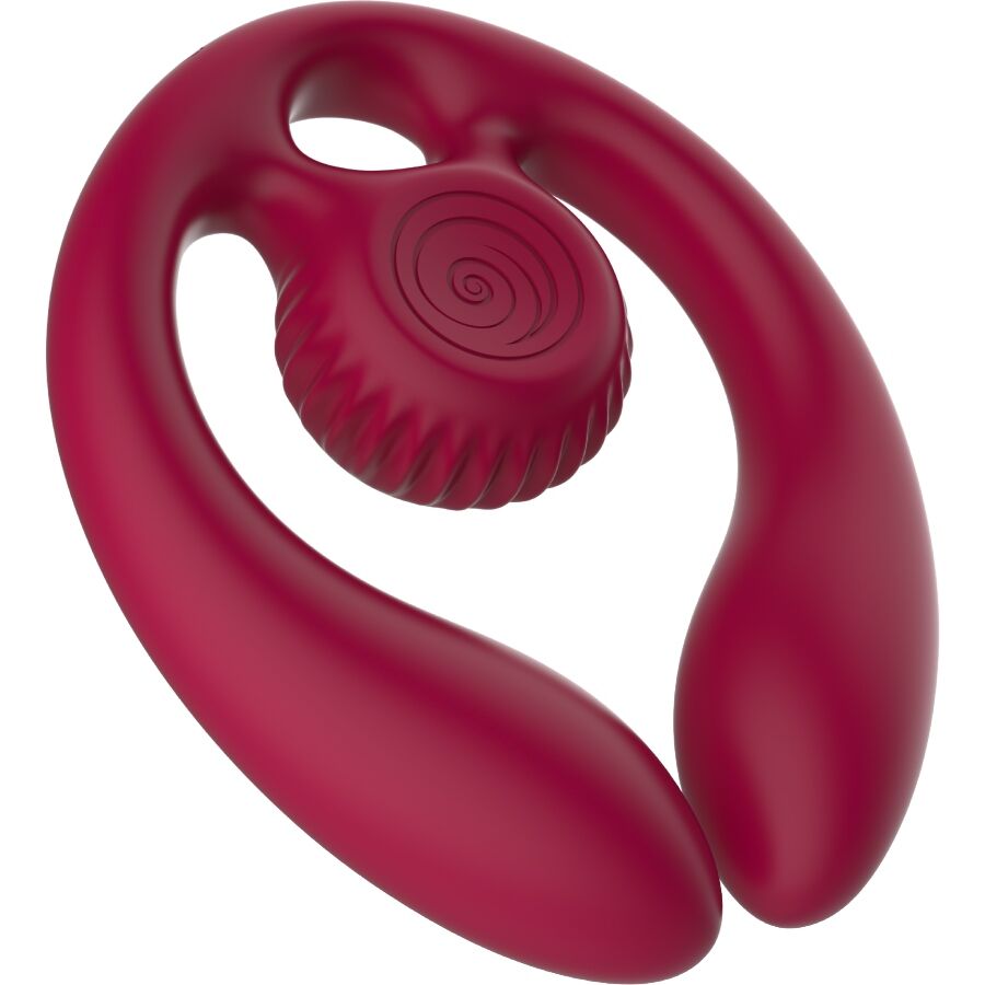 SNAIL VIBE - GIZI DUO PAARSTIMULATOR FERNBEDIENUNG BURGUND Detailansicht bei Secret Pulse