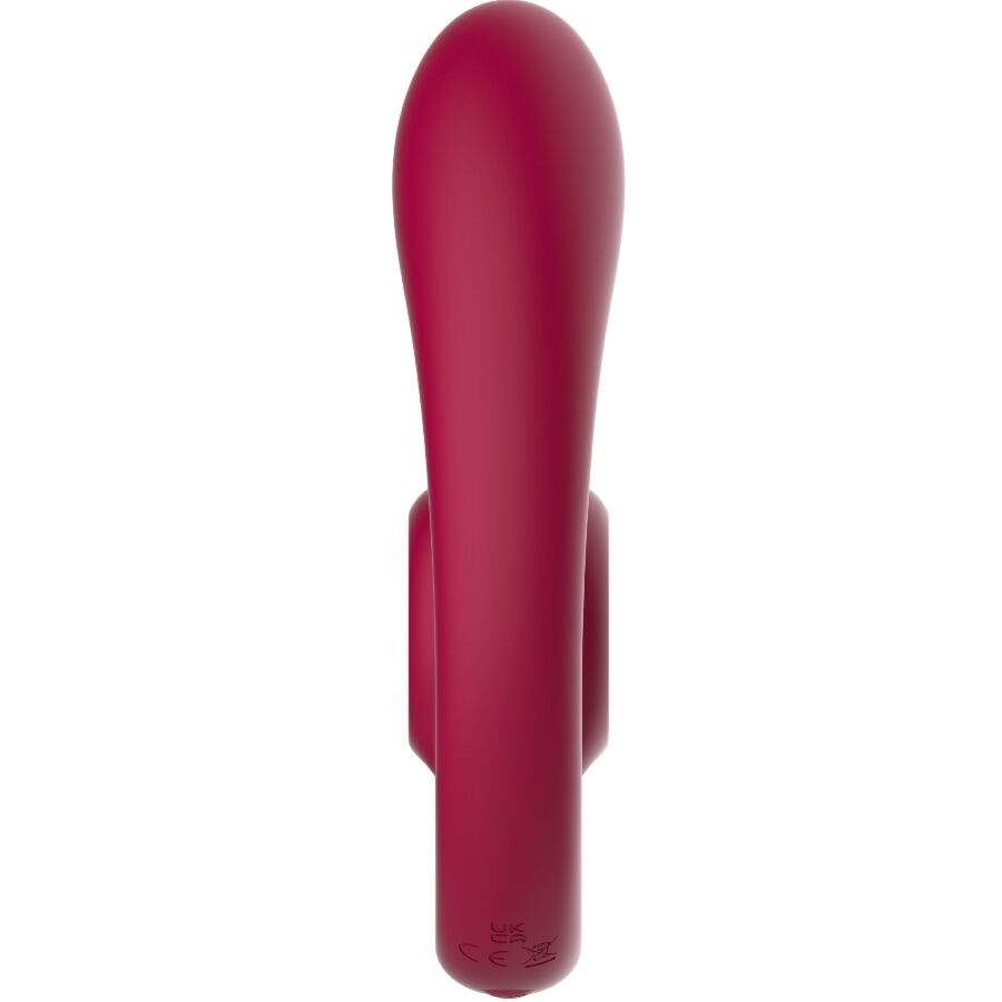 SNAIL VIBE - GIZI DUO PAARSTIMULATOR FERNBEDIENUNG BURGUND hochwertige Produktabbildung