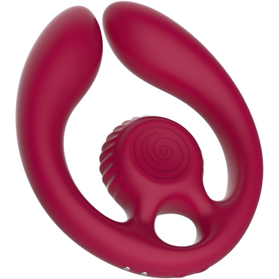 SNAIL VIBE - GIZI DUO PAARSTIMULATOR FERNBEDIENUNG BURGUND Paarvibrator Produktansicht