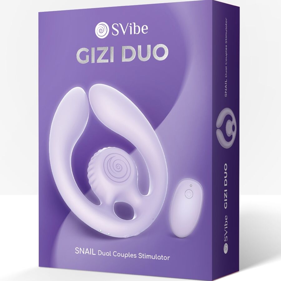 SNAIL VIBE - GIZI DUO PAARSTIMULATOR FERNBEDIENUNG LILA Paarvibrator diskret online kaufen