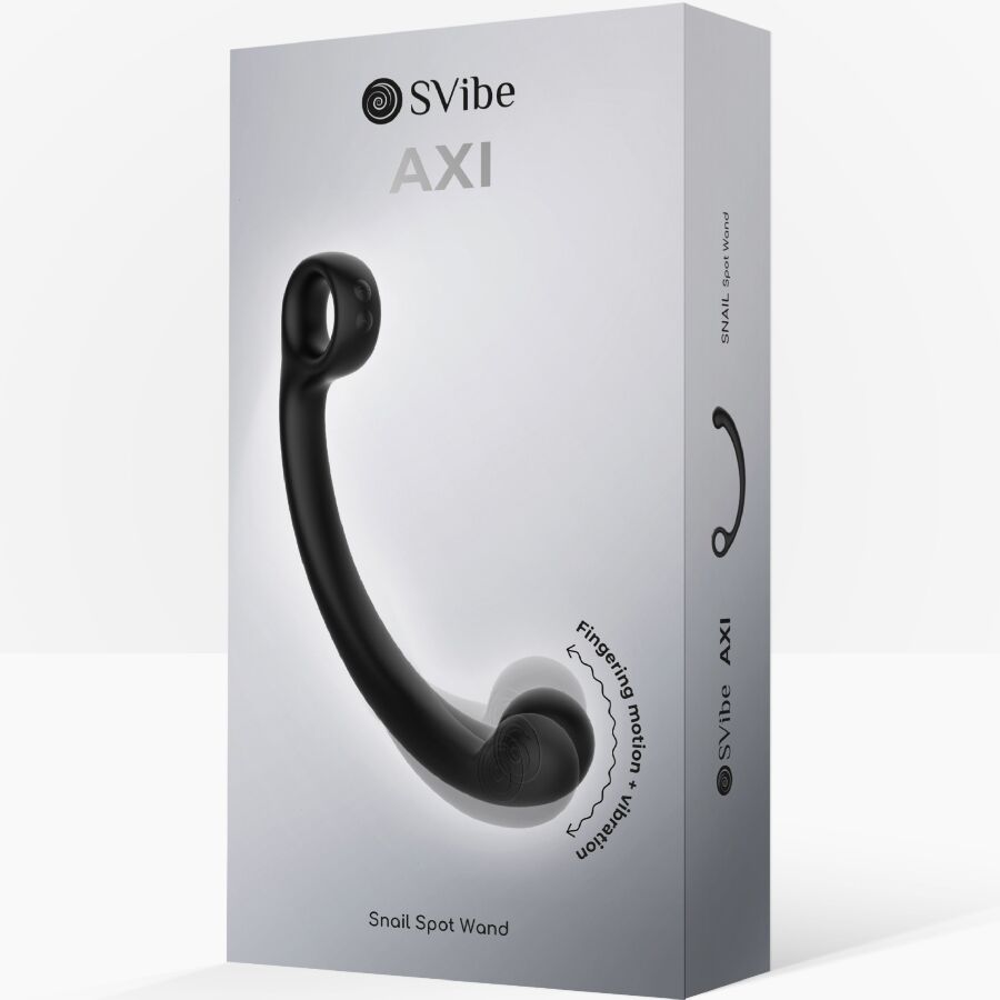 SNAIL VIBE - AXI VIBRIERENDER MASSAGESTAB SCHWARZ – Vibrator Bild 6