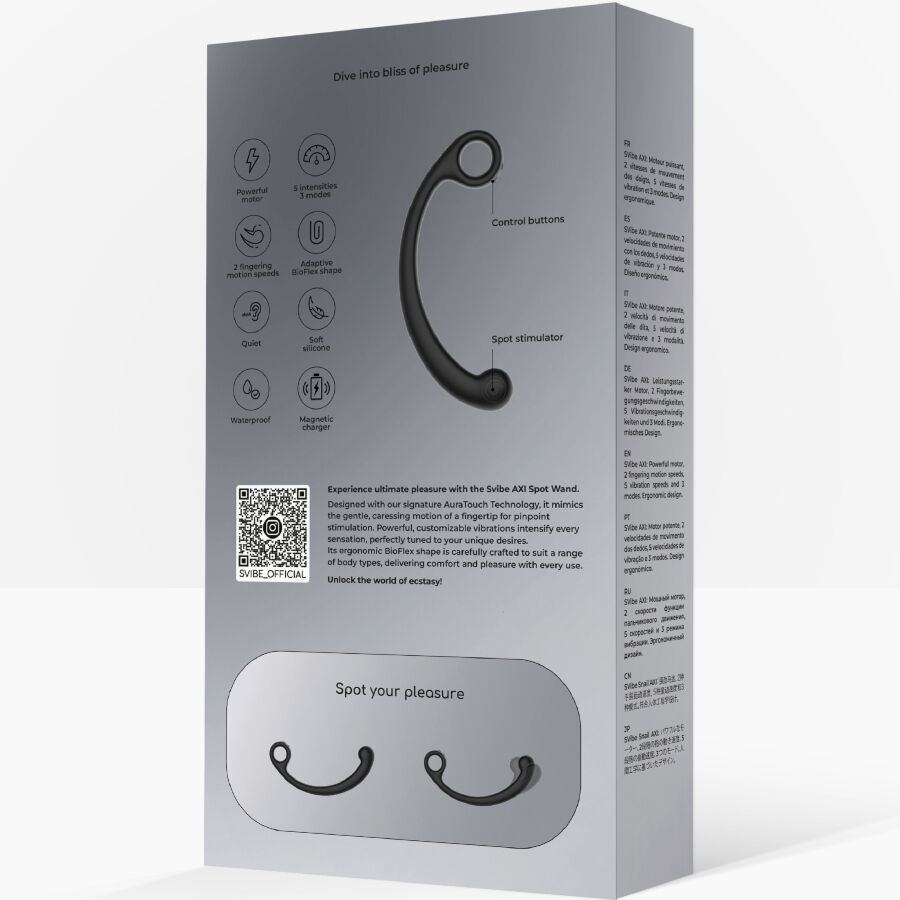 SNAIL VIBE - AXI VIBRIERENDER MASSAGESTAB SCHWARZ – Vibrator Bild 7