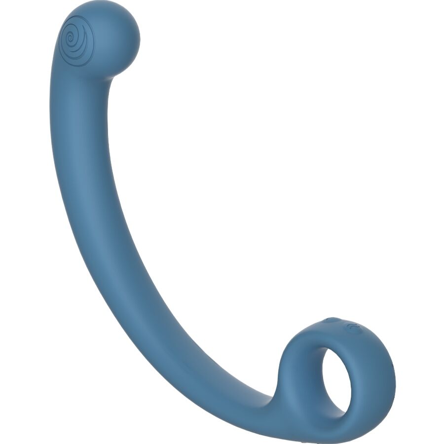 SNAIL VIBE - AXI VIBRIERENDER MASSAGESTAB BLAU – Vibrator Bild 1