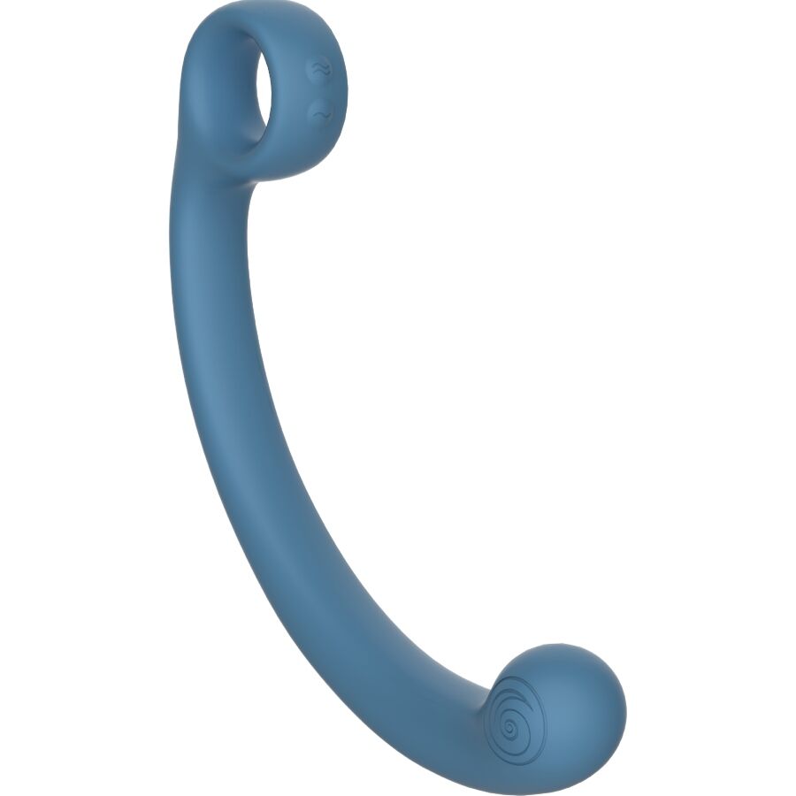 SNAIL VIBE - AXI VIBRIERENDER MASSAGESTAB BLAU – Vibrator Bild 2