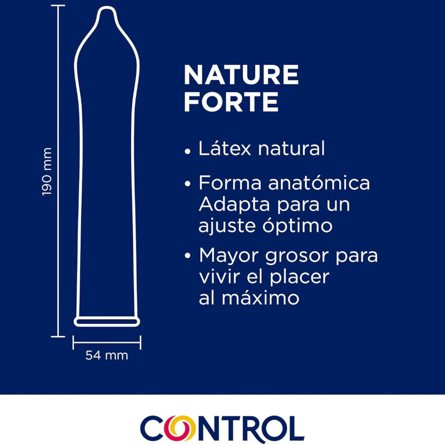 Control Nature Forte Kondome 144 Stück – glatt & sicher für Schutz und angenehmes Gefühl