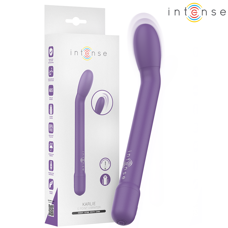 INTENSE - KARLIE WIEDERAUFLADBARER G-SPOT-STIMULATOR LILA Vibrator diskret online kaufen