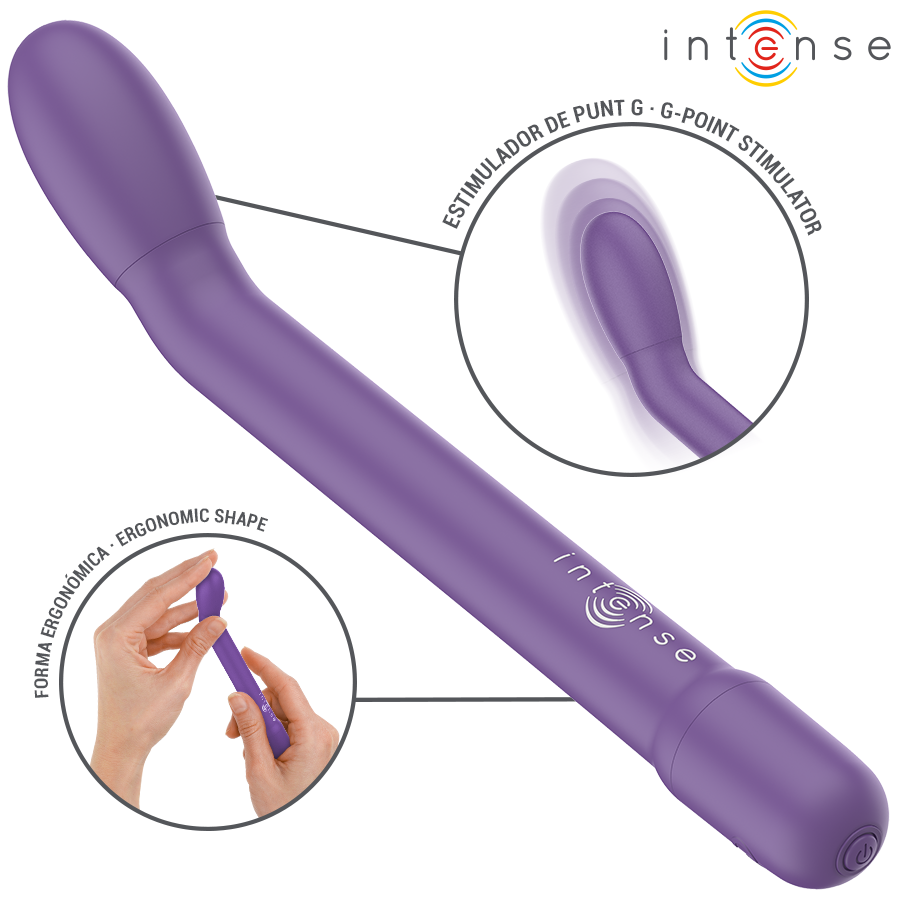 INTENSE - KARLIE WIEDERAUFLADBARER G-SPOT-STIMULATOR LILA für sinnliche Momente allein oder zu zweit