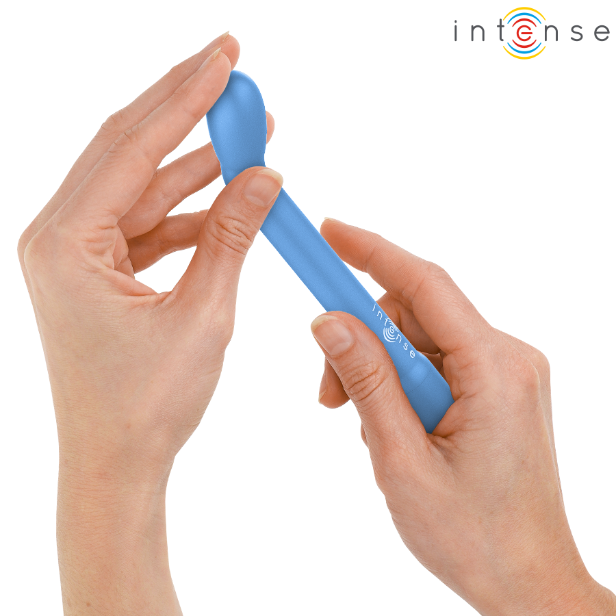 INTENSE - KARLIE WIEDERAUFLADBARER G-PUNKT-STIMULATOR BLAU hochwertiges Sextoy bei Secret Pulse