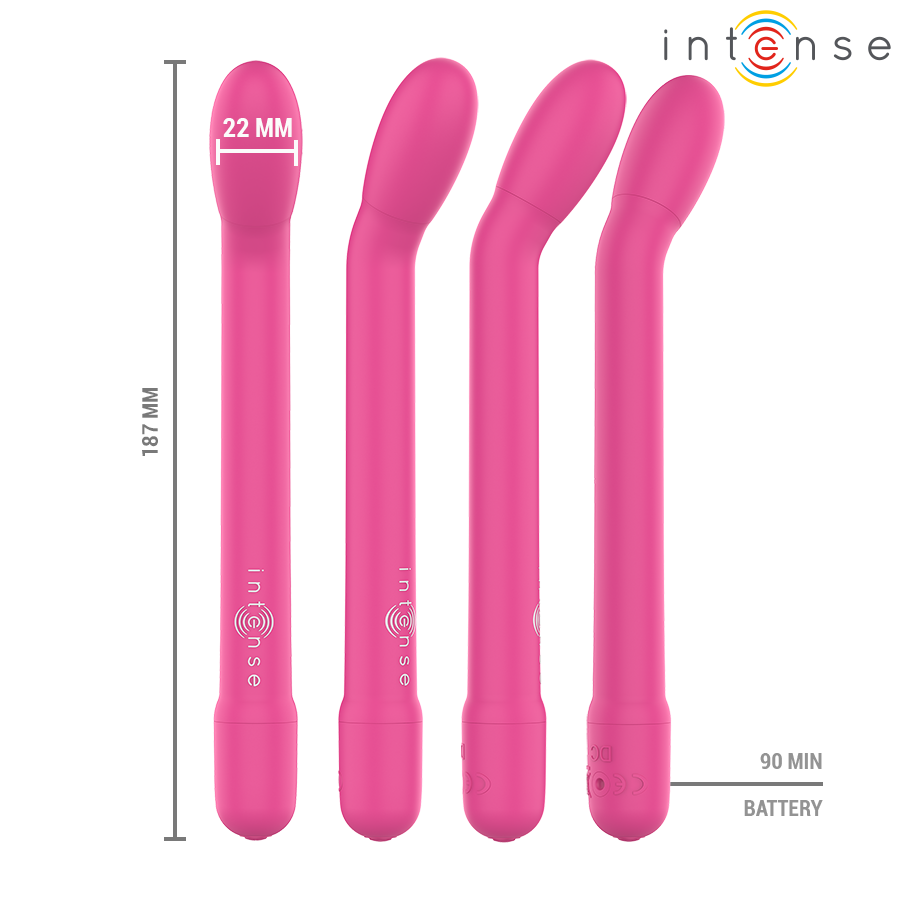 INTENSE - KARLIE WIEDERAUFLADBARER G-SPOT-STIMULATOR ROSA Produktansicht und Details