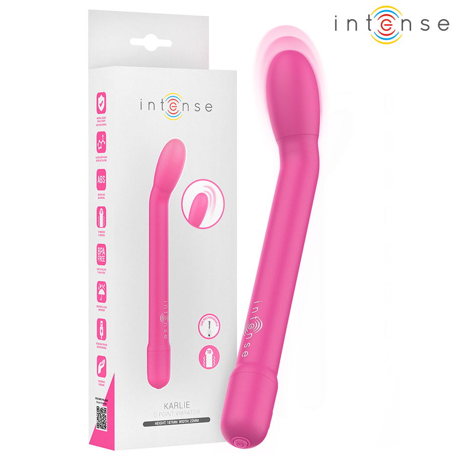 INTENSE - KARLIE WIEDERAUFLADBARER G-SPOT-STIMULATOR ROSA Vibrator diskret online kaufen