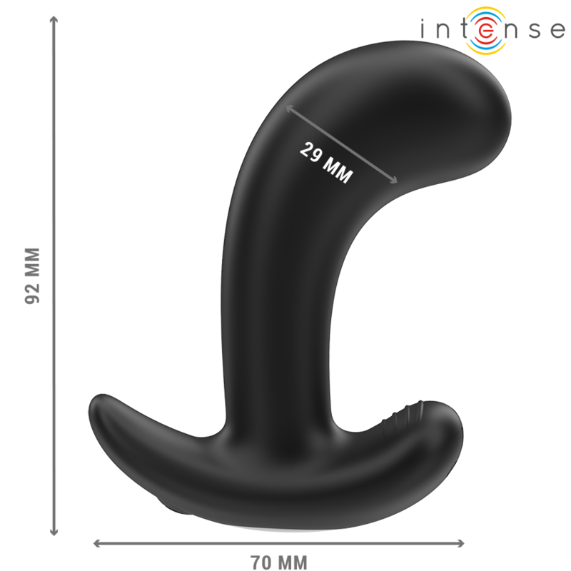 INTENSE CHANDLER Analplug Schwarz – 10 Vibrationsmodi mit Fernbedienung | Secret Pulse bei Secret Pulse im Erotikshop