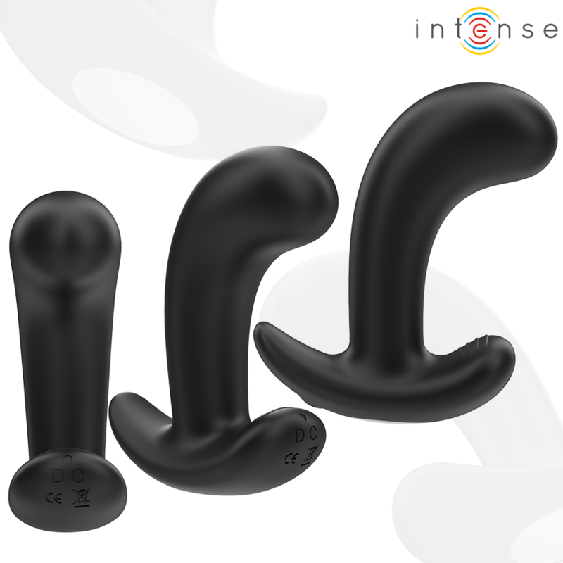INTENSE CHANDLER Analplug Schwarz – 10 Vibrationsmodi mit Fernbedienung | Secret Pulse für sinnliche und diskrete Momente