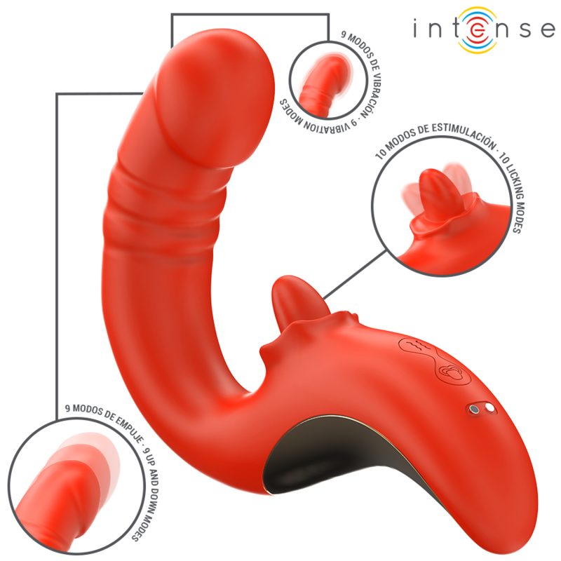 Intense Paulina U-Form Vibrator – G-Punkt & Klitoris Stimulator, wasserdicht, USB für intensive Stimulation und Self-Love