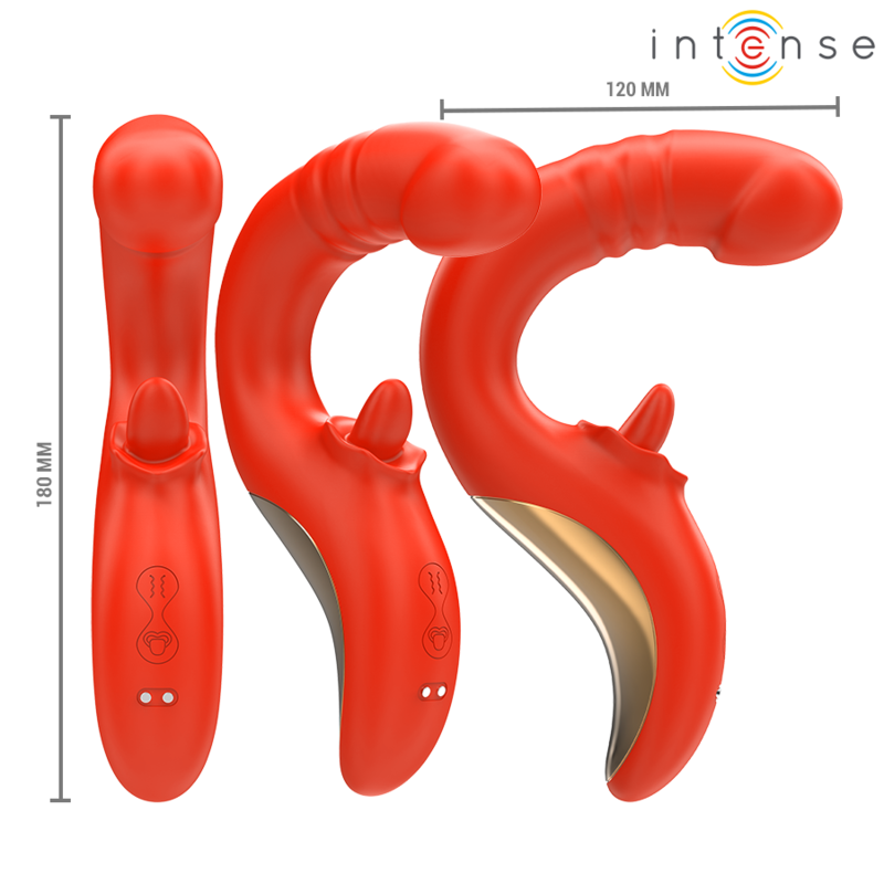 Intense Paulina U-Form Vibrator – G-Punkt & Klitoris Stimulator, wasserdicht, USB hochwertiges Sextoy bei Secret Pulse