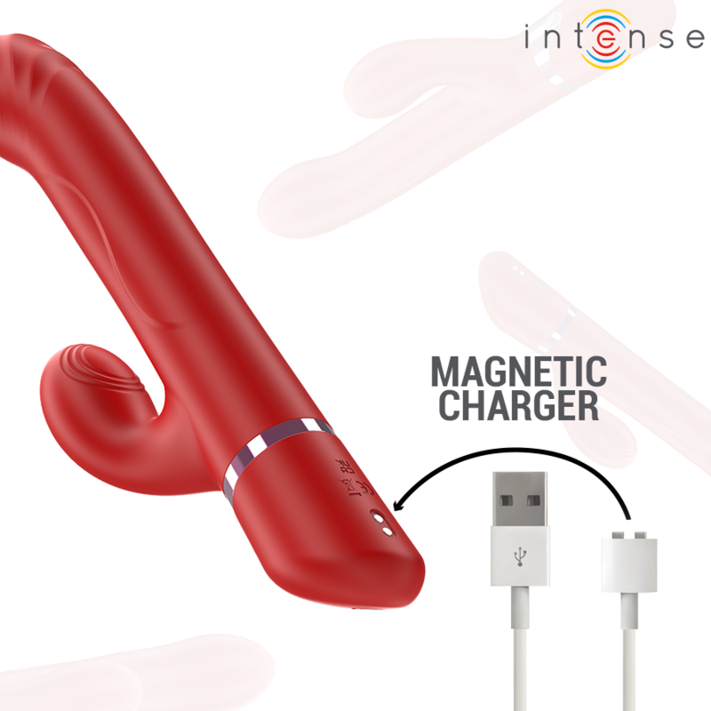 INTENSE - LELE MULTIFUNKTIONSVIBRATOR ROTIEREND & OSZILLATION & STIMULATION ROT für intensive Stimulation und Self-Love