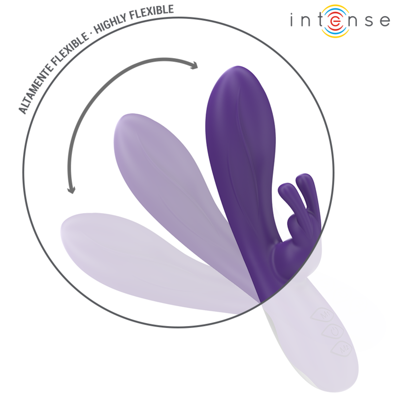 Intense Randall Rabbit Vibrator Lila – 10 Vibrationen, G-Punkt & Klitoris hochwertiges Sextoy bei Secret Pulse