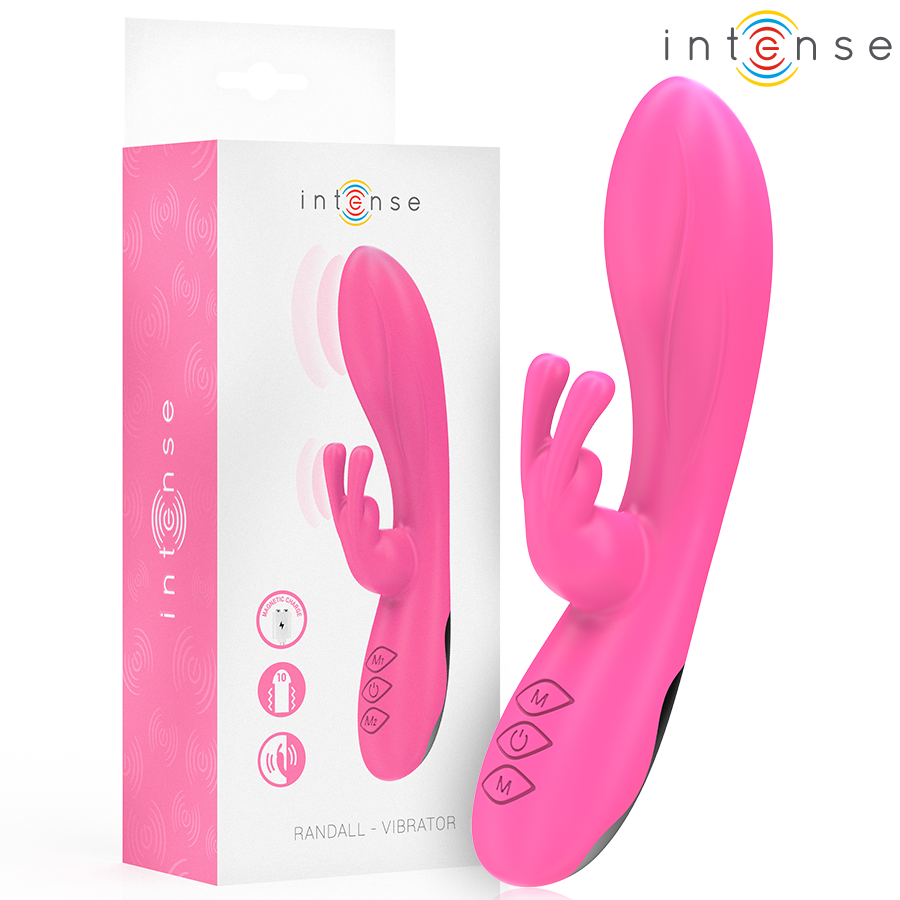 Intense Randall Rabbit Vibrator – 10 Vibrationen, Rosa, Wasserdicht, Magnetisch Ladegerät Rabbit Vibrator diskret online kaufen
