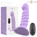 INTENSE - BRENDA VIBRATOR GRÖSSE M SPIRALENDESIGN 10 VIBRATIONEN LILA FERNBEDIENUNG Vibrator diskret online kaufen