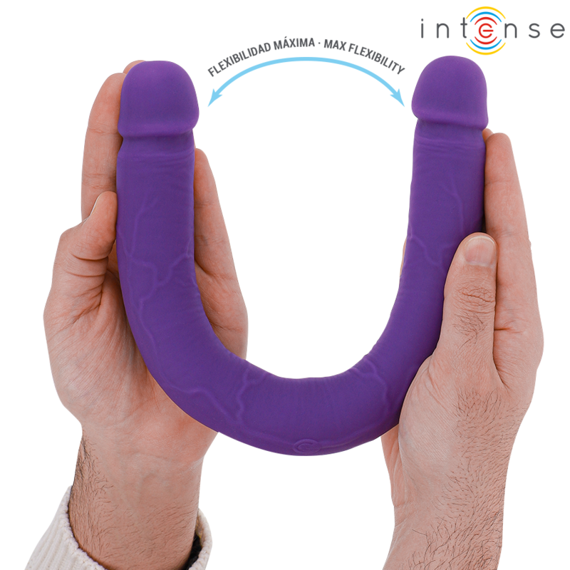 INTENSE - GUNTER DILDO DOPPELVIBRATOR 40 CM LILA FERNBEDIENUNG hochwertiges Intimtoy