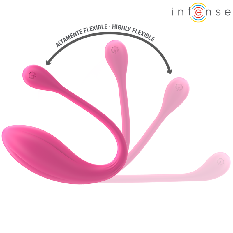 INTENSE Janice U-Vibrator | Doppelstimulation, Rosa, Fernbedienung für sinnliche Momente allein oder zu zweit