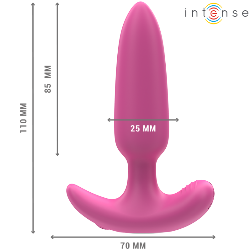 INTENSE ROSS Analplug Rosa – 10 Vibrationsmodi mit Fernbedienung | Secret Pulse bei Secret Pulse im Erotikshop