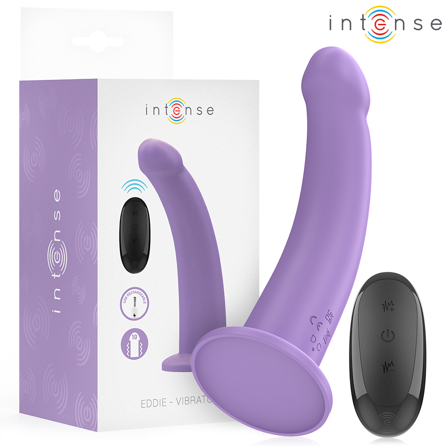 Intense Eddie Vibrator 17,5 cm – 10 Vibrationsmodi, Fernbedienung, USB, wasserdicht Vibrator diskret online kaufen