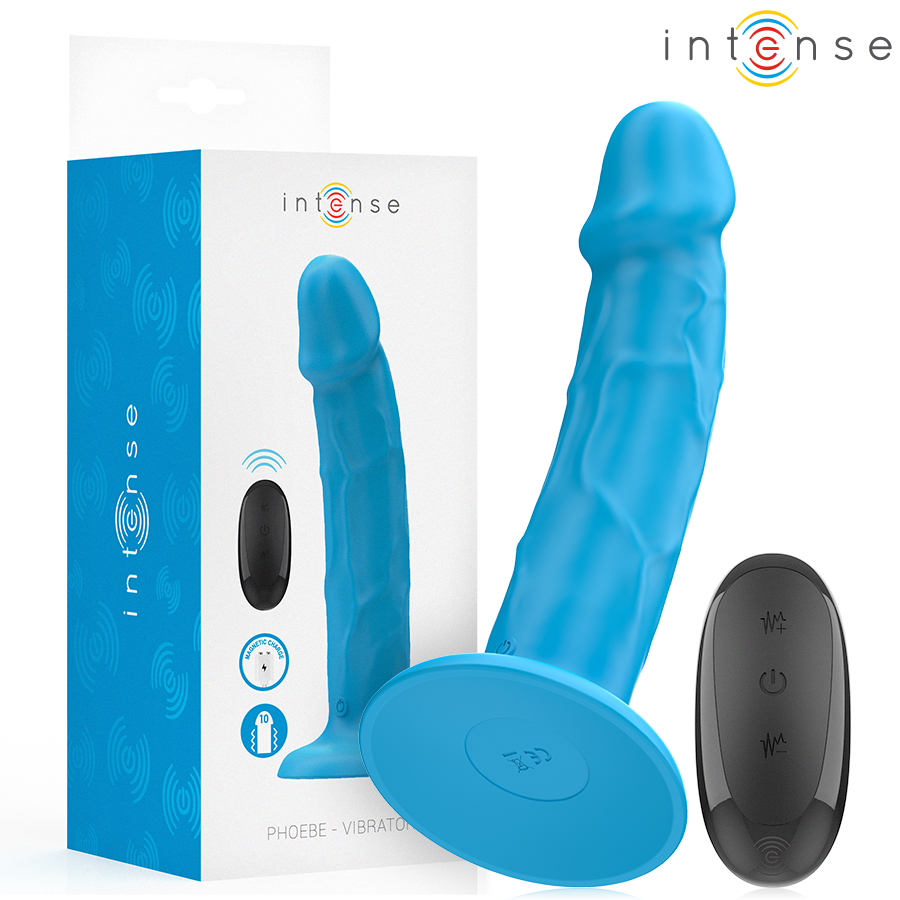 Intense Phoebe Realistischer Vibrator 19 cm – 10 Vibrationsmodi, Fernbedienung, wasserdicht Vibrator diskret online kaufen