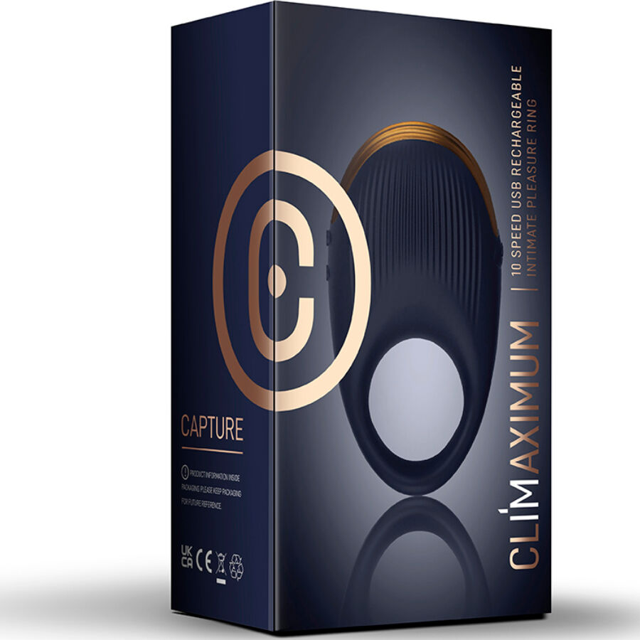 CLIMAXIMUM - CAPTURE SENSORY COCK RING VIBRATOR Produktansicht und Details
