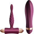 CLIMAXIMUM - DARE KIT TWISTED VIBRATOR + ANAL PLUG ANFÄNGER Sextoy-Set Produktansicht