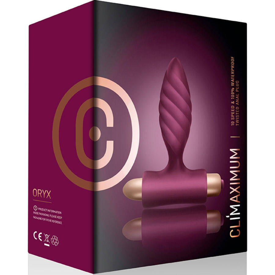 CLIMAXIMUM - ORYX TWISTED ANAL PLUG bei Secret Pulse im Erotikshop