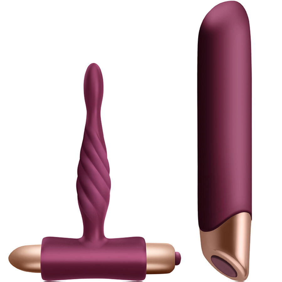 Climaximum Rapture Kit – Vibrator Classic & Anfänger-Analplug | USB + Batterie | Secret Pulse Sextoy-Set Produktansicht
