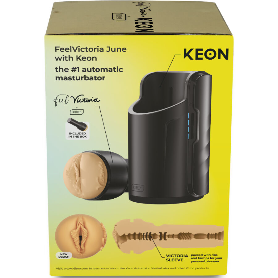 KIIROO - KEON WIFI COMBO VICTORIA JUNE AUTOMATISCHER MASTURBATOR + FEEL STROKER bei Secret Pulse im Erotikshop