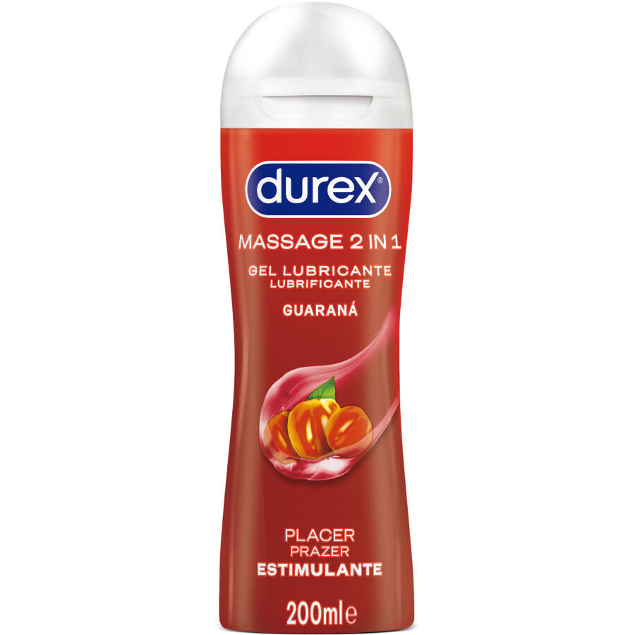 DUREX - GUARANA STIMULIERENDES MASSAGE-SCHMIERGEL 200 ML – Erotik-Zubehör von DUREX