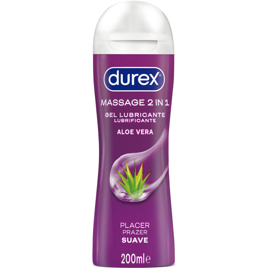 DUREX - WEICHES ALOE VERA MASSAGE-GLEITGEL 200 ML Massagegel diskret online kaufen