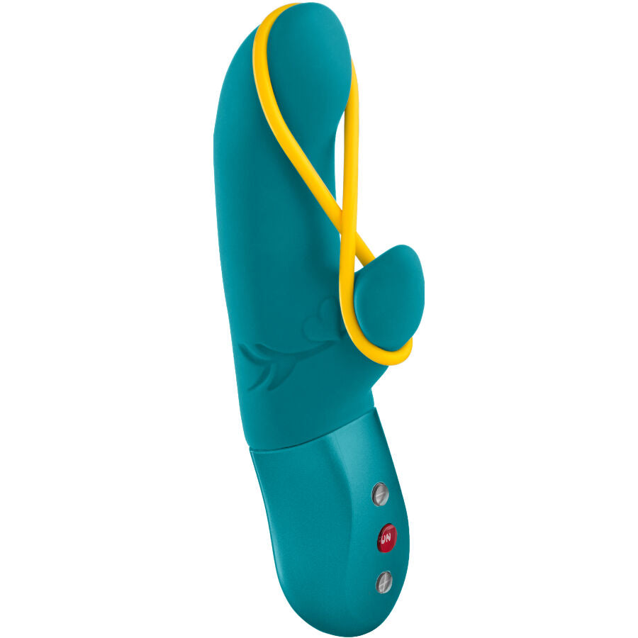 FUN FACTORY AMORINO Rabbit Vibrator Aquamarin – G-Punkt & Klitoris, USB-C, IPX7 Rabbit Vibrator diskret online kaufen