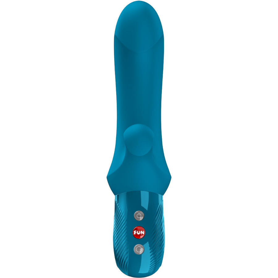 FUN FACTORY BI STRONIC CURVE Rabbit Vibrator Aquamarine – G-Punkt & Klitoris, 8 Stoßmodi, 6 Vibrationsstufen Produktansicht und Details
