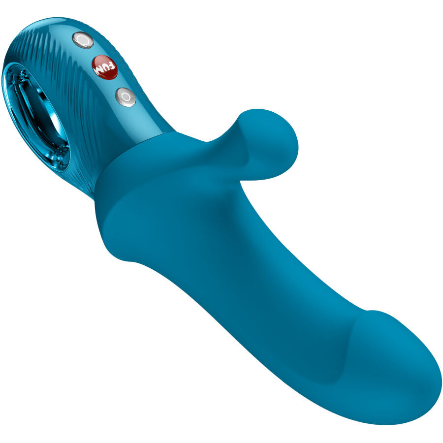 FUN FACTORY BI STRONIC CURVE Rabbit Vibrator Aquamarine – G-Punkt & Klitoris, 8 Stoßmodi, 6 Vibrationsstufen für intensive Stimulation und Self-Love