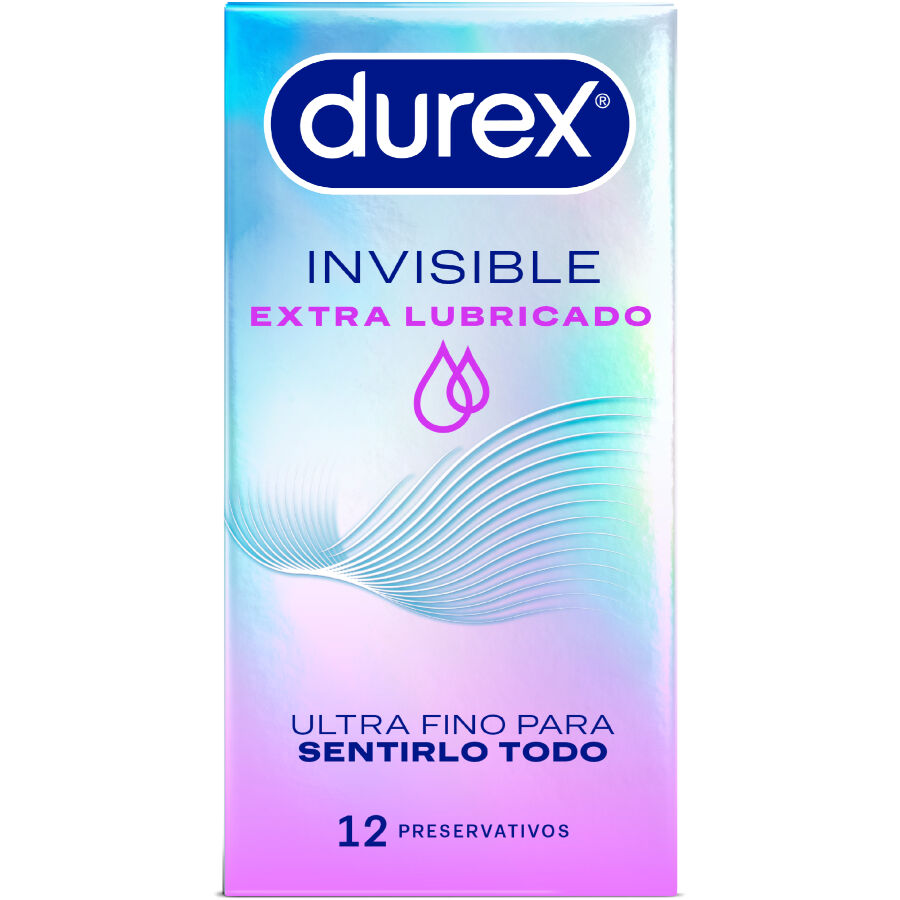 DUREX - EXTRA GESCHMIERTE UNSICHTBARE KONDOME 12 EINHEITEN Kondome diskret online kaufen