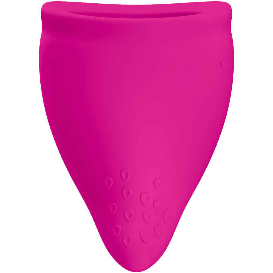 FUN FACTORY - FUN MENSTRUAL CUP GRÖSSE A MAGENTA – Intimhygiene Bild 3