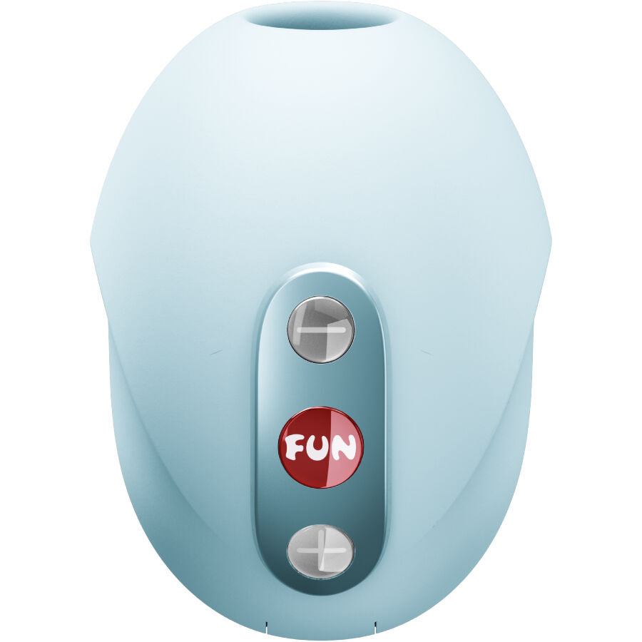 FUN FACTORY - SEDUCTION AIR PULSE VIBRATOR EISBLAU Produktansicht und Details