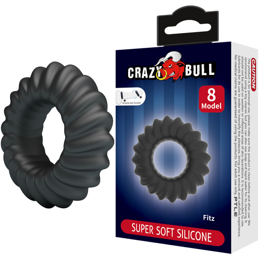 CRAZY BULL - FITZ SILIKONRING MODELL 8 – Erotik-Zubehör Bild 1