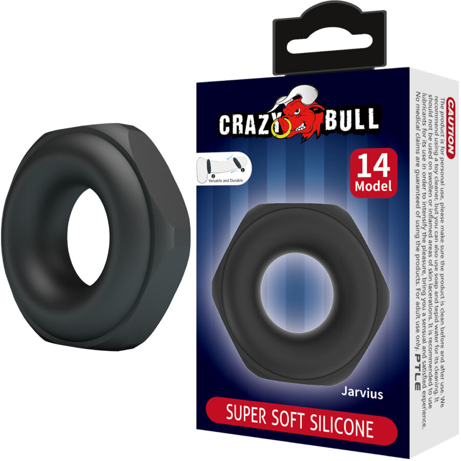 CRAZY BULL - JARVIUS SILIKONRING MODELL 14 – Erotik-Zubehör Bild 1