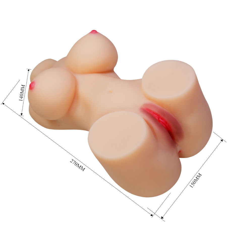 CRAZY BULL - HETTY REALISTISCHER WEIBLICHER TORSO VAGINA UND ANAL 1,9 KG bei Secret Pulse im Erotikshop