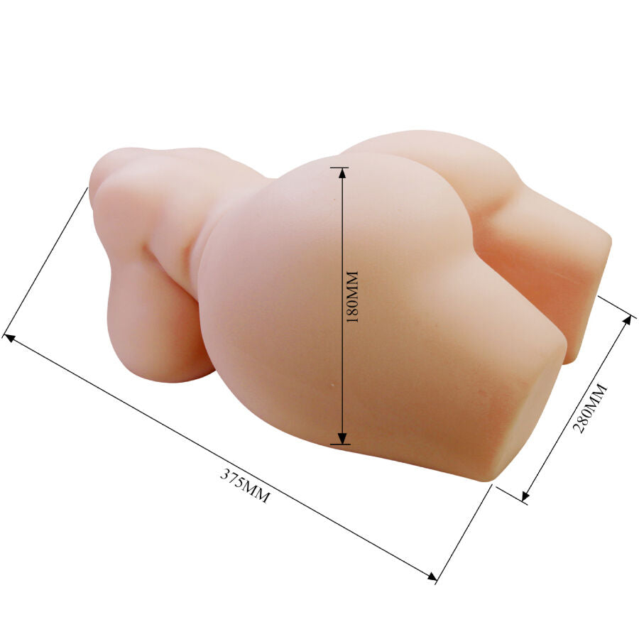 CRAZY BULL - GRACE REALISTISCHER WEIBLICHER TORSO VAGINA UND ANAL 7,5 KG Produktansicht und Details