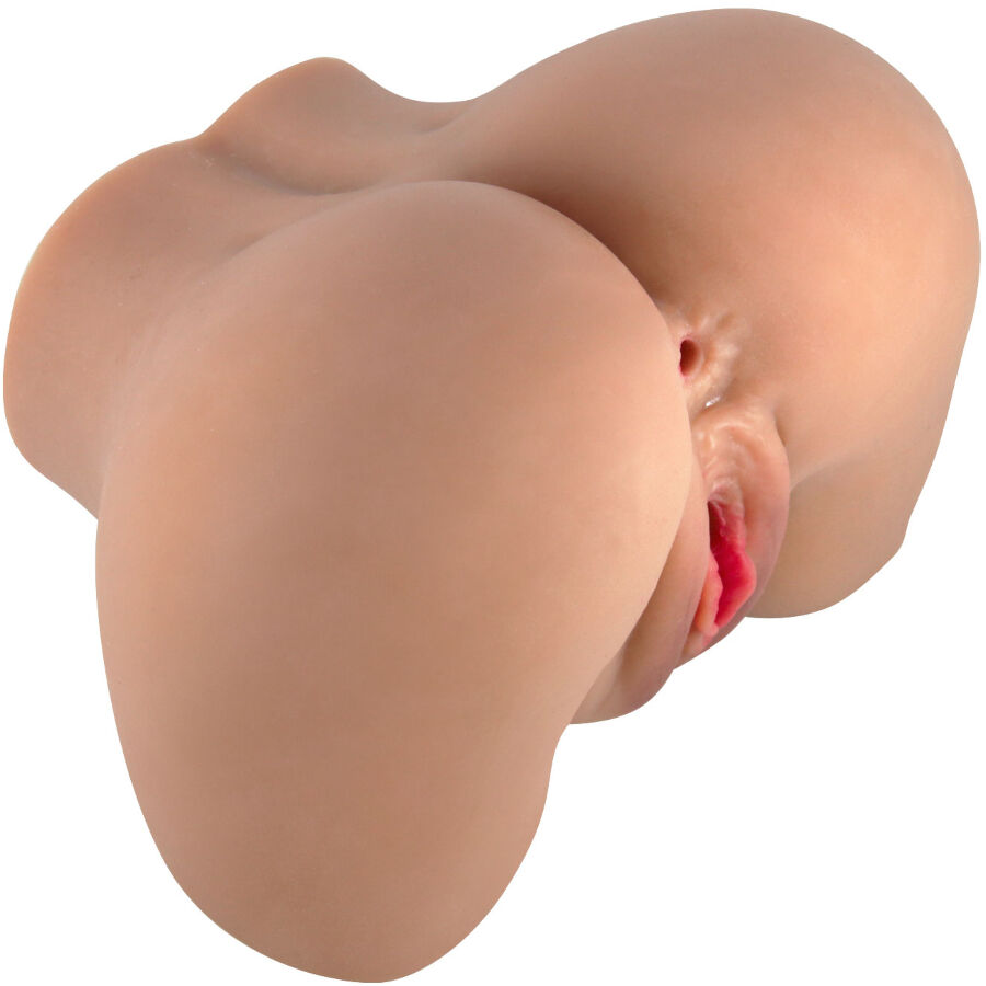 CRAZY BULL - MILA VIBRATOR BUTT MIT REALISTISCHER VAGINA UND ANUS-FERNBEDIENUNG für sinnliche und diskrete Momente