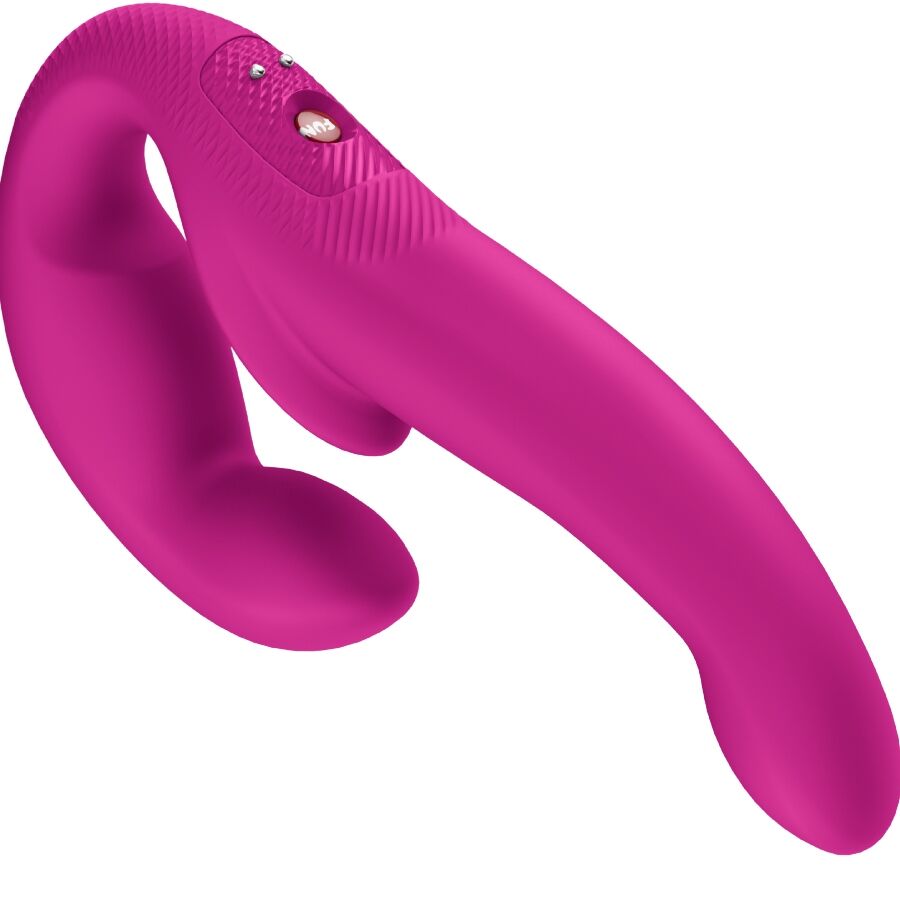 FUN FACTORY Share Vibe Pro Doppelvibrator Magenta – 14 cm, USB, Wasserdicht | Secret Pulse für intensive Stimulation und Self-Love