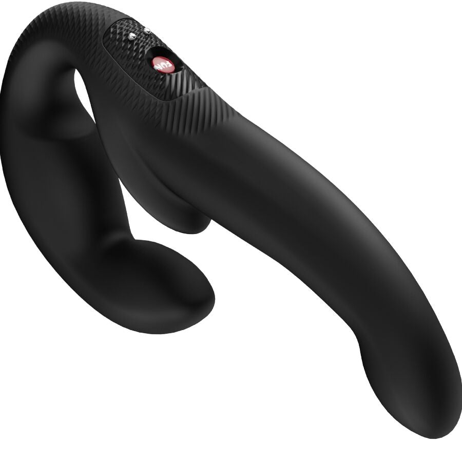 FUN FACTORY Share Vibe Pro Doppelvibrator Schwarz – 14 cm, USB, Wasserdicht | Secret Pulse für intensive Stimulation und Self-Love